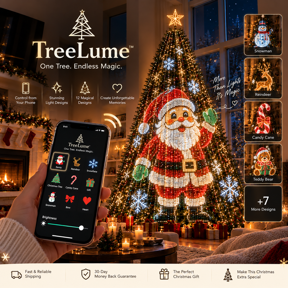 Flurishaw - Smart Animated Christmas Tree Lights
