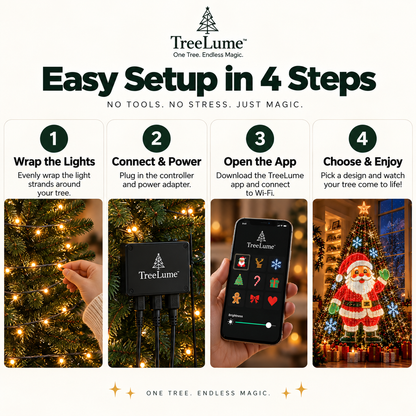 Flurishaw - Smart Animated Christmas Tree Lights